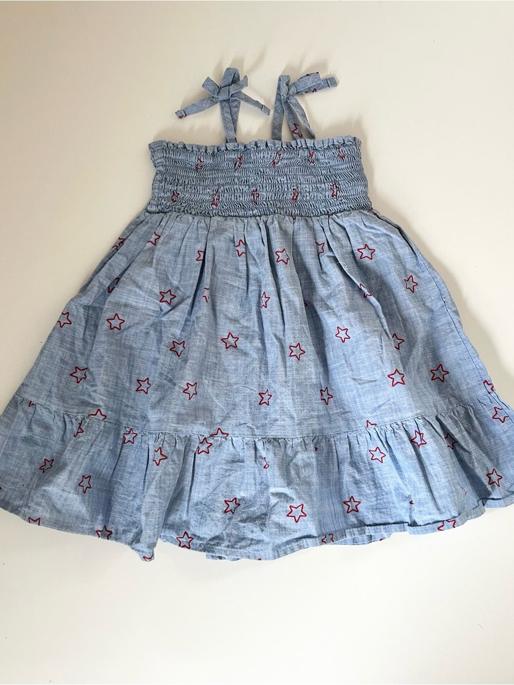 Cat & Jack Toddler Girls Star Denim Sundress